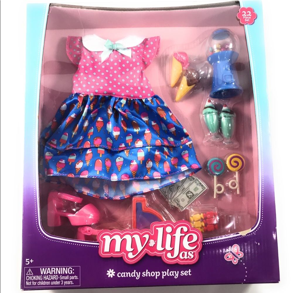MY LIFE AS CANDY SHOP PLAY SET 22 PIECE SET